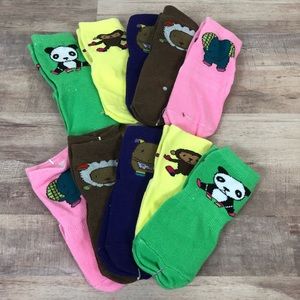 Animal Fun Toddler Slipper Socks No Skid 2T-3T